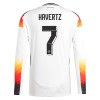 Camiseta de fútbol Manga Larga Alemania Kai Havertz 7 Primera Equipación Euro 2024 - Hombre